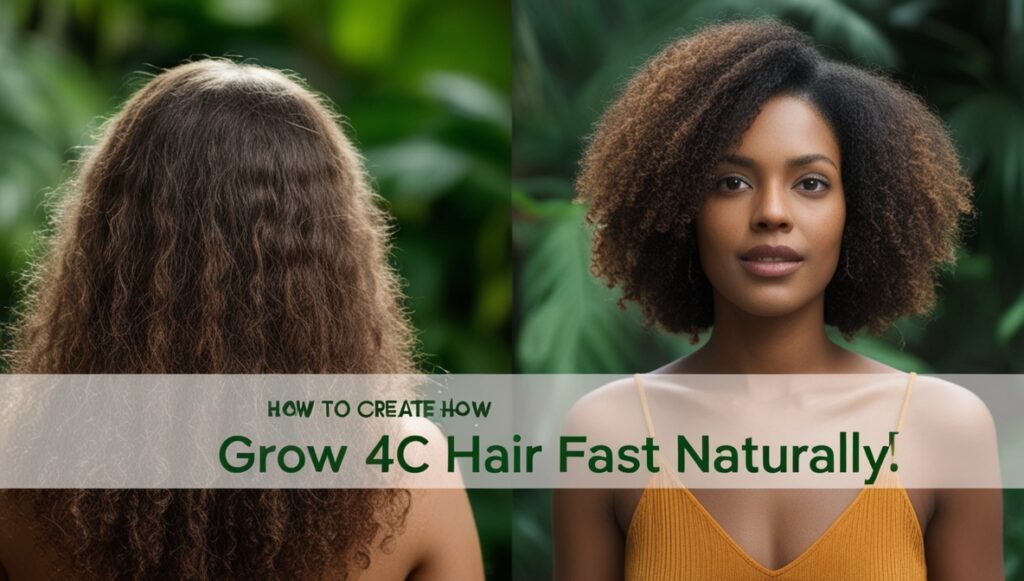 how to grow 4c hair fast naturally
